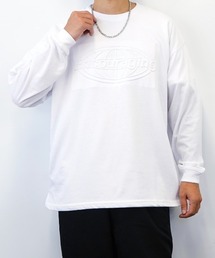 BF2 select ワイドシルエット エンボス ロングスリーブTシャツ