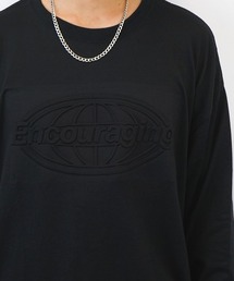 BF2 select ワイドシルエット エンボス ロングスリーブTシャツ