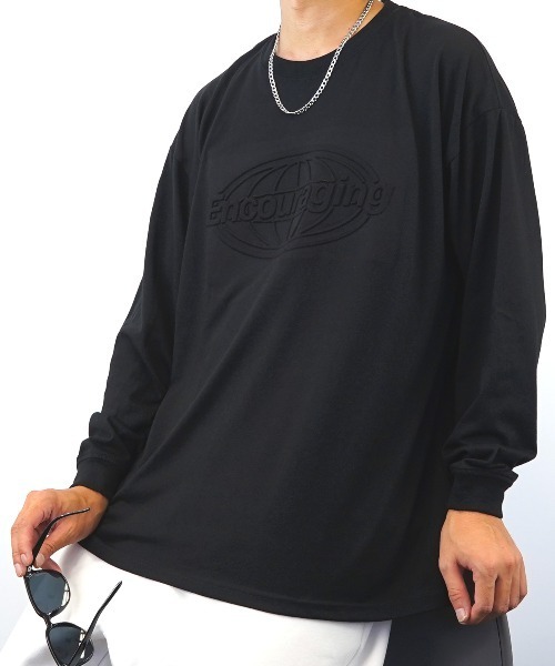 FUNALIVE(ファンアライブ)の「BF2 select ワイドシルエット エンボス ロングスリーブTシャツ(Tシャツ/カットソー・メンズ・ホワイト/ブラック/グリーン・LL/L/M)」の20枚目の写真