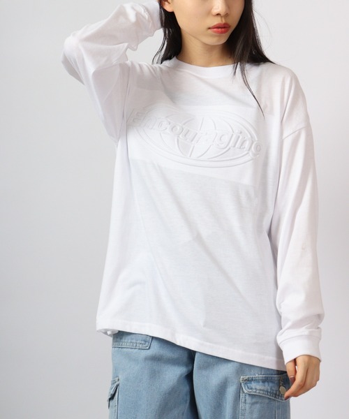 FUNALIVE(ファンアライブ)の「BF2 select ワイドシルエット エンボス ロングスリーブTシャツ(Tシャツ/カットソー・メンズ・ホワイト/ブラック/グリーン・LL/L/M)」の13枚目の写真