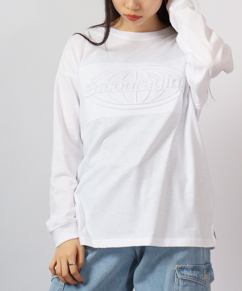 FUNALIVE(ファンアライブ)の「BF2 select ワイドシルエット エンボス ロングスリーブTシャツ(Tシャツ/カットソー・メンズ・ホワイト/ブラック/グリーン・LL/L/M)」の12枚目の写真