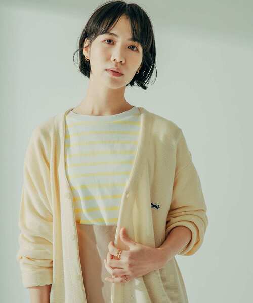 PENNEYS（ぺニーズ）の「『別注』PENNEYS×DOORS　THEFOXVネックニットカーディガン（カーディガン/ボレロ・メンズ・ブラック/ネイビー/オフホワイト/グリーン/ブルー/イエロー・MEDIUM/LARGE/X-LARGE）」の10枚目の写真