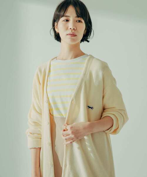 PENNEYS（ぺニーズ）の「『別注』PENNEYS×DOORS　THEFOXVネックニットカーディガン（カーディガン/ボレロ・メンズ・ブラック/ネイビー/オフホワイト/グリーン/ブルー/イエロー・MEDIUM/LARGE/X-LARGE）」の11枚目の写真