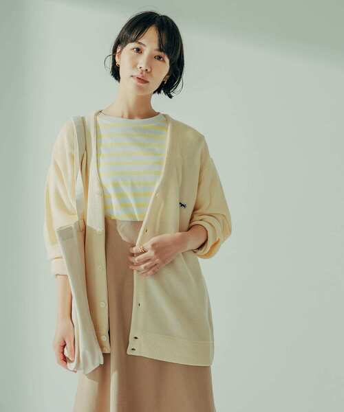 PENNEYS（ぺニーズ）の「『別注』PENNEYS×DOORS　THEFOXVネックニットカーディガン（カーディガン/ボレロ・メンズ・ブラック/ネイビー/オフホワイト/グリーン/ブルー/イエロー・MEDIUM/LARGE/X-LARGE）」の13枚目の写真