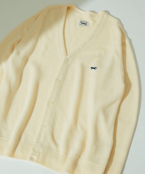 PENNEYS（ぺニーズ）の「『別注』PENNEYS×DOORS　THEFOXVネックニットカーディガン（カーディガン/ボレロ・メンズ・ブラック/ネイビー/オフホワイト/グリーン/ブルー/イエロー・MEDIUM/LARGE/X-LARGE）」の22枚目の写真