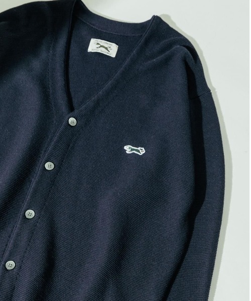 PENNEYS（ぺニーズ）の「『別注』PENNEYS×DOORS　THEFOXVネックニットカーディガン（カーディガン/ボレロ・メンズ・ブラック/ネイビー/オフホワイト/グリーン/ブルー/イエロー・MEDIUM/LARGE/X-LARGE）」の5枚目の写真