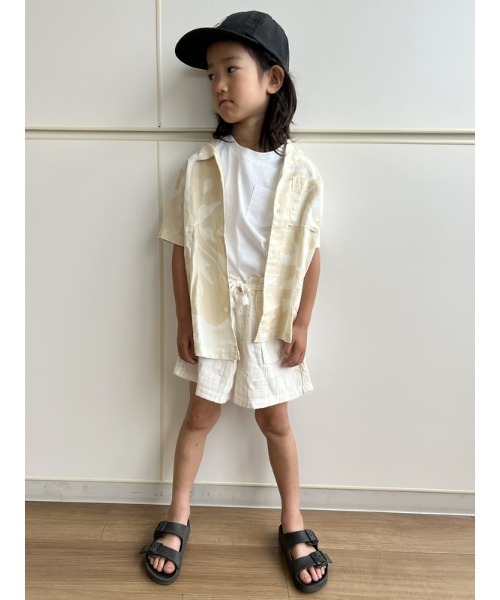 GAP(ギャップ)の「コットンリネン オックスフォードシャツ (キッズ)(シャツ/ブラウス・キッズ・ブラック/ストライプ/ホワイト/その他/その他1/ホワイト×ネイビー/ベージュ・L/XXL/M/S/XS/XL)」の12枚目の写真
