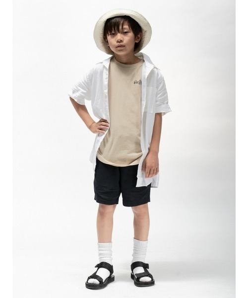 GAP(ギャップ)の「コットンリネン オックスフォードシャツ (キッズ)(シャツ/ブラウス・キッズ・ブラック/ストライプ/ホワイト/その他/その他1/ホワイト×ネイビー/ベージュ・L/XXL/M/S/XS/XL)」の22枚目の写真