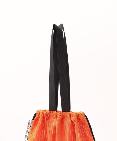 WEEKEND(ER)(ウィークエンダー)の「WEEKEND(ER)×FREAK'S STORE/ウィークエンダー×フリークスストア 別注 RETRO STRIPE MESH TOTE BAG/ 別注 レトロストライプメッシュトートバッグ(トートバッグ・レディース・グレー/オレンジ/ライトグリーン・ONE SIZE)」の14枚目の写真