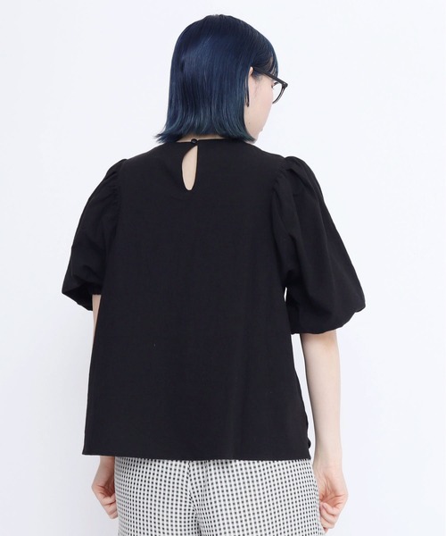 I am I in fact...(アイアムアイインファクト)の「●Organic cotton ボールスリーブブラウス(シャツ/ブラウス・レディース・ピンク/ブラック/イエロー・FREE)」の6枚目の写真