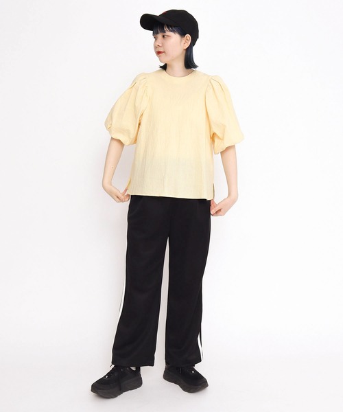 I am I in fact...(アイアムアイインファクト)の「●Organic cotton ボールスリーブブラウス(シャツ/ブラウス・レディース・ピンク/ブラック/イエロー・FREE)」の13枚目の写真