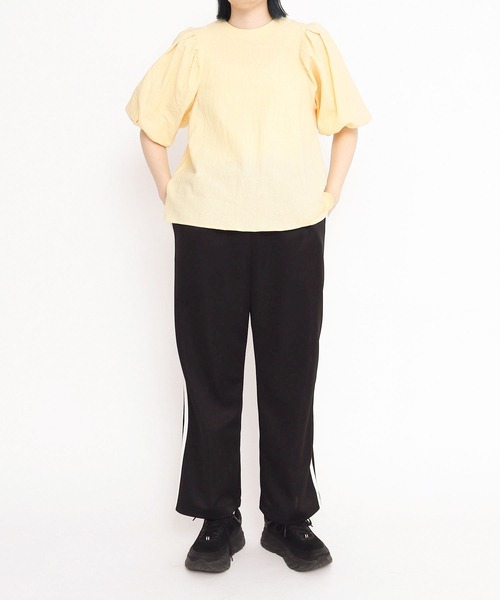 I am I in fact...(アイアムアイインファクト)の「●Organic cotton ボールスリーブブラウス(シャツ/ブラウス・レディース・ピンク/ブラック/イエロー・FREE)」の17枚目の写真