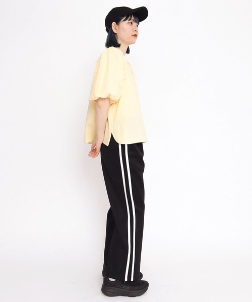 I am I in fact...(アイアムアイインファクト)の「●Organic cotton ボールスリーブブラウス(シャツ/ブラウス・レディース・ピンク/ブラック/イエロー・FREE)」の18枚目の写真