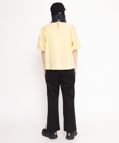 I am I in fact...(アイアムアイインファクト)の「●Organic cotton ボールスリーブブラウス(シャツ/ブラウス・レディース・ピンク/ブラック/イエロー・FREE)」の15枚目の写真