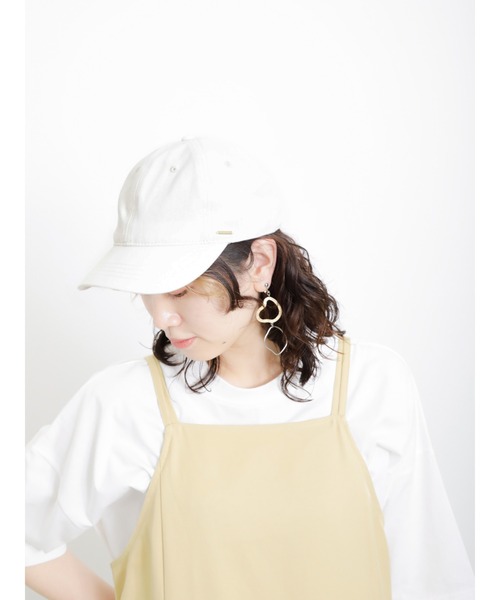 Samansa Mos2 blue（サマンサモスモスブルー）の「麻混キャップ（ハット・レディース・ブルー/ブラック/キナリ・ﾌﾘ-）」の8枚目の写真