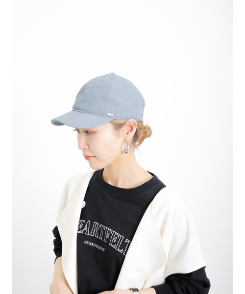 Samansa Mos2 blue（サマンサモスモスブルー）の「麻混キャップ（ハット・レディース・ブルー/ブラック/キナリ・ﾌﾘ-）」の14枚目の写真