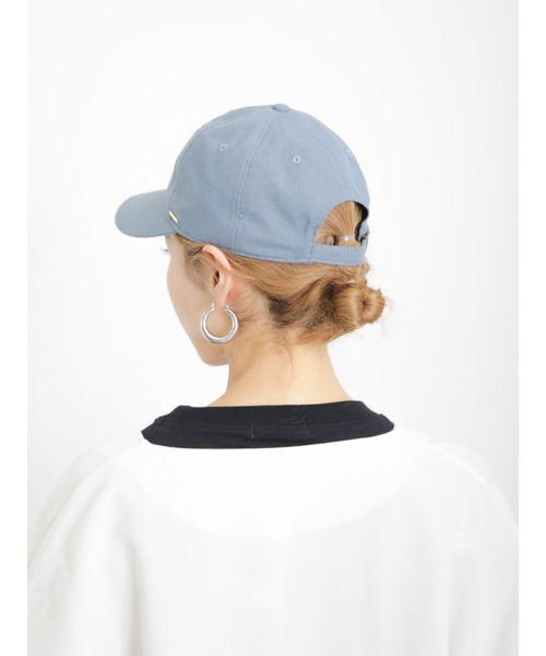 Samansa Mos2 blue（サマンサモスモスブルー）の「麻混キャップ（ハット・レディース・ブルー/ブラック/キナリ・ﾌﾘ-）」の15枚目の写真