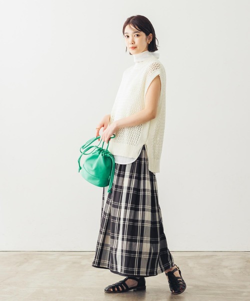 グレディブリリアン　スカート Gready Brilliant スカート シャンブレープリーツスカート