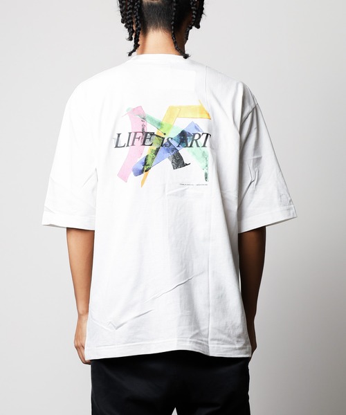 FRANKLIN & MARSHALL(フランクリンマーシャル)の「【SIXSENCERECORD×FRANKLIN & MARSHALL】BACKプリントS/S TEE(Tシャツ/カットソー・レディース・ホワイト/ブラック・MEDIUM/LARGE/X-LARGE)」の4枚目の写真