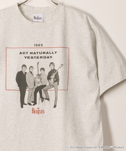 THE BEATLES コラボTシャツ グレー 90's アメリカ製 ザ・ビートルズ Tシャツ グレー XL Cronies
