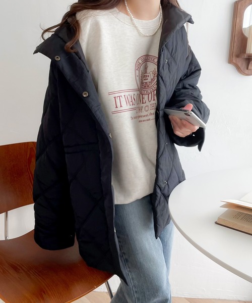 ワンダフルワールドのキルティングジャケット(定価42000円)スペアボタン付き ワンダフルワールドのキルティングジャケット()スペアボタン付き