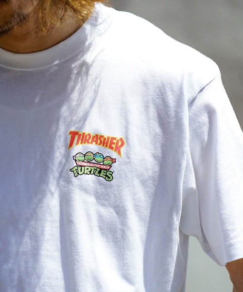 THRASHER(スラッシャー)の「【直営店限定モデル】NINJA TURTLES 6 S/S T-SHIRTS/スラッシャー半袖Tシャツ(Tシャツ/カットソー・メンズ・イエロー/ホワイト/ブラック/ダークグリーン・MEDIUM/LARGE/X-LARGE/XX-LARGE)」の12枚目の写真