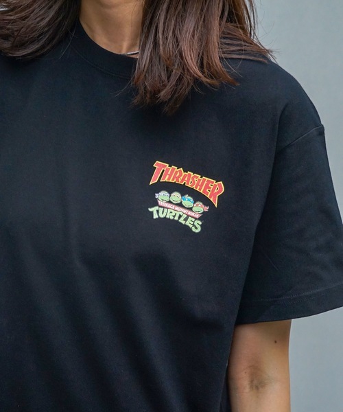 THRASHER(スラッシャー)の「【直営店限定モデル】NINJA TURTLES 6 S/S T-SHIRTS/スラッシャー半袖Tシャツ(Tシャツ/カットソー・メンズ・イエロー/ホワイト/ブラック/ダークグリーン・MEDIUM/LARGE/X-LARGE/XX-LARGE)」の17枚目の写真