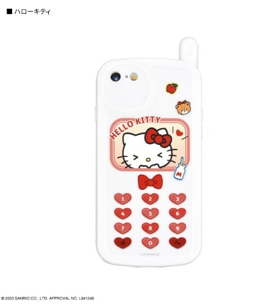 sanrio（サンリオ）の「sanrio/サンリオキャラクターズ　iPhoneSE(第3世代/第2世代)/8/7対応 レトロガラケー風ケース（スマホケース/カバー・レディース・ベビーピンク/ブラック/ライトブルー/ホワイト・ONE SIZE）」の2枚目の写真