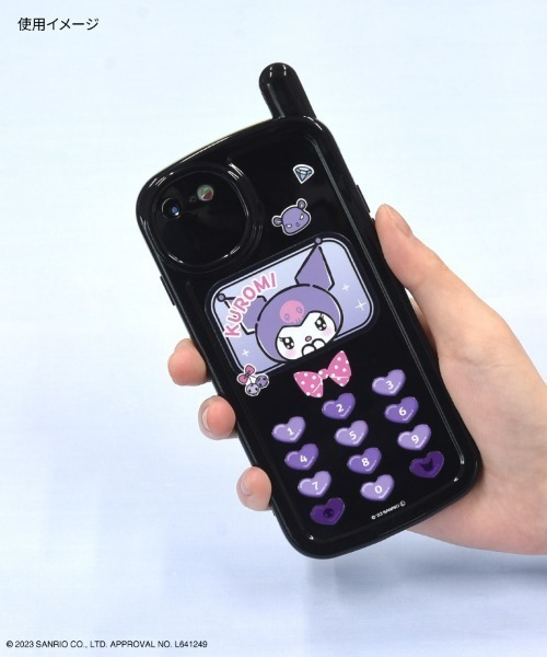 sanrio（サンリオ）の「sanrio/サンリオキャラクターズ　iPhoneSE(第3世代/第2世代)/8/7対応 レトロガラケー風ケース（スマホケース/カバー・レディース・ベビーピンク/ブラック/ライトブルー/ホワイト・ONE SIZE）」の8枚目の写真
