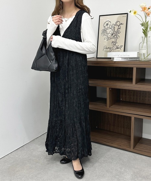 apres jour（アプレジュール）の「フィンガーホールカットインナー【ZOZOTOWN限定アイテム】（Tシャツ/カットソー・レディース・オフホワイト/ピンク/ミント/ライトイエロー・X-LARGE/フリー）」の12枚目の写真