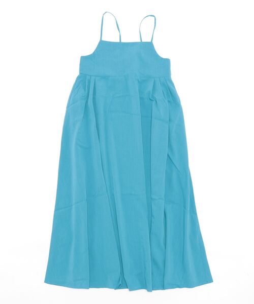 STYLEBLOCK(スタイルブロック)の「リネンタッチレースアップキャミワンピース(ワンピース・レディース・オレンジ/ライトベージュ/ブラック/グリーン/ブルー・M)」の4枚目の写真