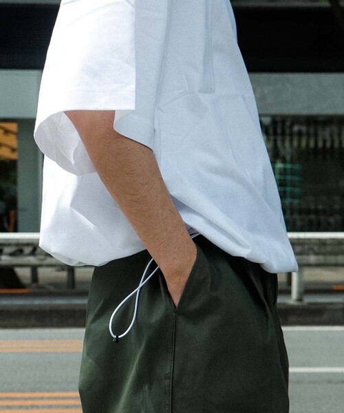 is-ness（イズネス）の「【is-ness / イズネス】BALLOON T SHIRT（Tシャツ/カットソー・メンズ・ホワイト/グリーン/ブルー系その他・MEDIUM）」の10枚目の写真