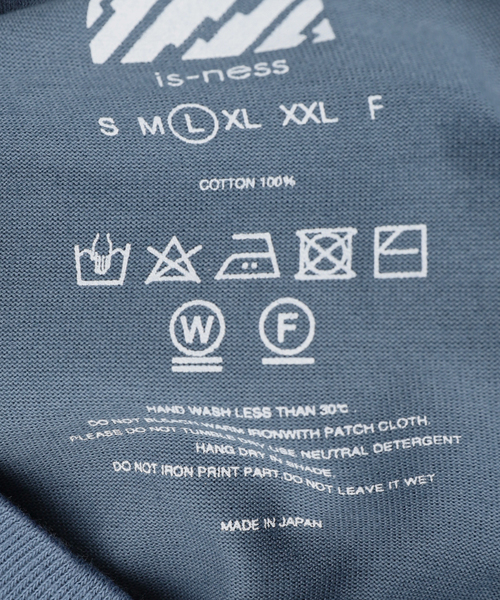 is-ness（イズネス）の「【is-ness / イズネス】BALLOON T SHIRT（Tシャツ/カットソー・メンズ・ホワイト/グリーン/ブルー系その他・MEDIUM）」の9枚目の写真