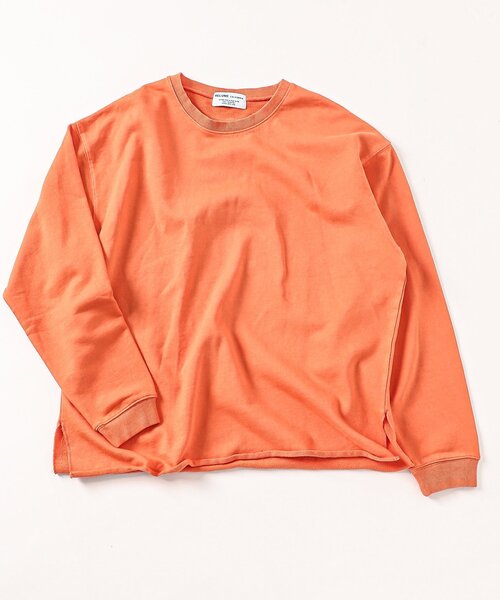 JOURNAL STANDARD relume（ジャーナルスタンダード　レリューム）の「CALIFORNIA オーバーサイズ スリットスウェット（スウェット・メンズ・ベージュ系その他/ブラック/ライトグリーン/ピンク/シャーベット/ダークブルー・MEDIUM/LARGE/SMALL）」の6枚目の写真