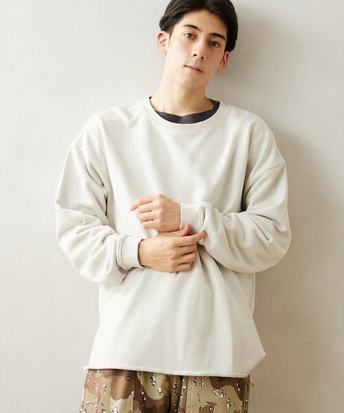 JOURNAL STANDARD relume（ジャーナルスタンダード レリューム）の「CALIFORNIA オーバーサイズ スリットスウェット（スウェット）」 WEAR
