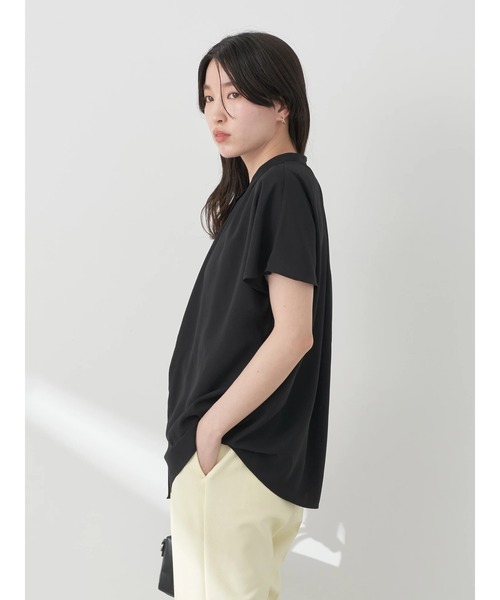 earth music&ecology(アースミュージックアンドエコロジー)の「スタンドギャザーブラウス(シャツ/ブラウス・レディース・ブラック/オフホワイト/イエロー/ミント・FREE)」の21枚目の写真