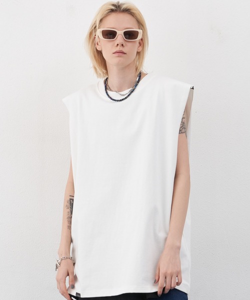 AIVER(アイバー)の「AIVER 12/-ウォッシュ天竺ヘビーウエイトN/S TEE(Tシャツ/カットソー・メンズ・ブルー/ブラック/ナチュラル/オフホワイト・MEDIUM/SMALL/LARGE)」の2枚目の写真