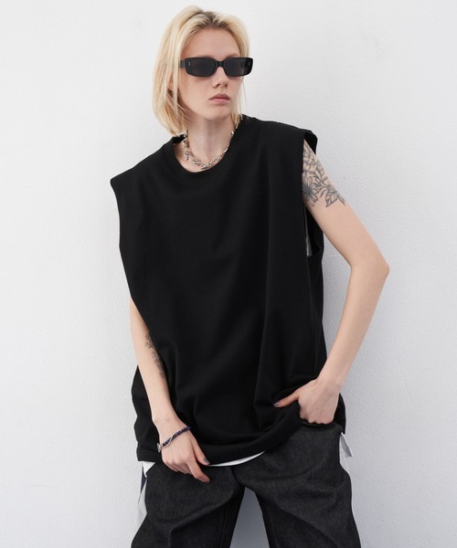 AIVER(アイバー)の「AIVER 12/-ウォッシュ天竺ヘビーウエイトN/S TEE(Tシャツ/カットソー・メンズ・ブルー/ブラック/ナチュラル/オフホワイト・MEDIUM/SMALL/LARGE)」の10枚目の写真