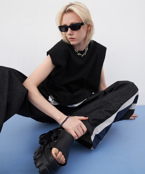 AIVER(アイバー)の「AIVER 12/-ウォッシュ天竺ヘビーウエイトN/S TEE(Tシャツ/カットソー・メンズ・ブルー/ブラック/ナチュラル/オフホワイト・MEDIUM/SMALL/LARGE)」の14枚目の写真