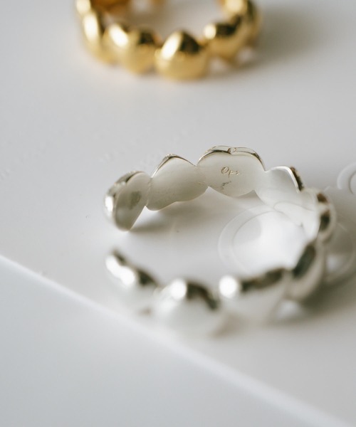 リング シルバー925 ハート レディース 金属アレルギー対応