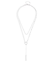 MERCURYDUO | 3WAY2連チェーンネックレス(ネックレス)