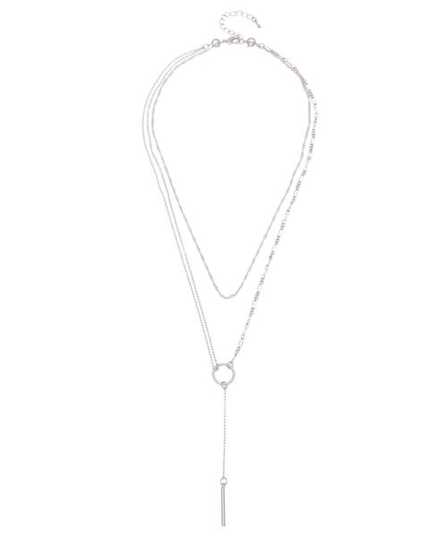 MERCURYDUO(マーキュリーデュオ)の「3WAY2連チェーンネックレス(ネックレス・レディース・シルバー/ゴールド・FREE)」の9枚目の写真