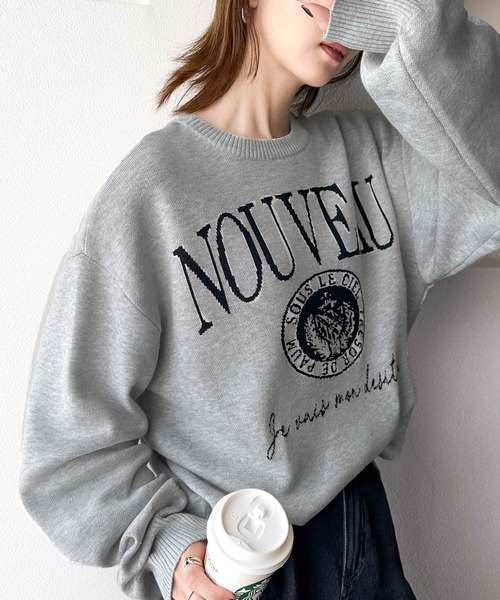 Java（ジャバ）の「《Javaジャバコラボ》風合い溢れるこだわりのデザイン。主役級4wayジャガードロゴニット（ニット/セーター・レディース・ブラック/グレー/グリーン/ベージュ・LARGE/MEDIUM/SMALL/X-LARGE）」の12枚目の写真