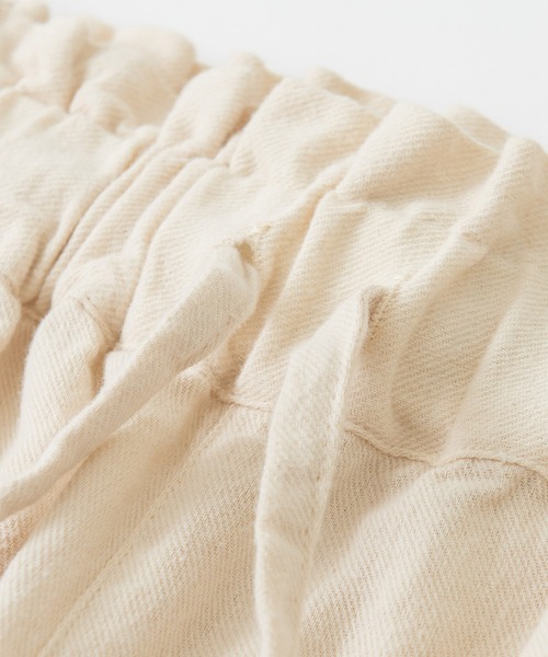 CUBE SUGAR（キューブシュガー）の「空紡糸ツイルフィードサックプリントイージーパンツ（その他パンツ・レディース・グレー系その他/ベージュ系その他/ベージュ系その他2・M）」の8枚目の写真