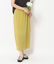 ◆シルエットきれい プリーツゆるナロースカート