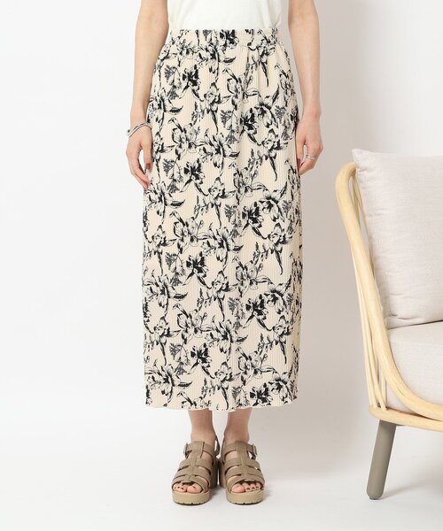 Cutie Blonde（キューティーブロンド）の「◆シルエットきれい プリーツゆるナロースカート（スカート・レディース・ホワイト系その他6/ブラック系/ブラウン系その他/イエロー・00）」の14枚目の写真