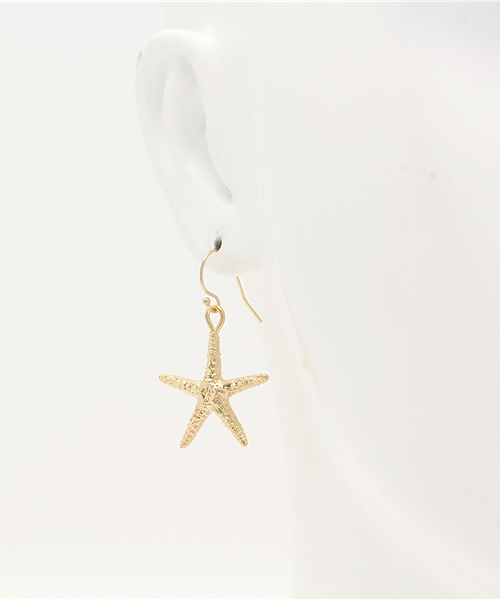 Spick & Span(スピックアンドスパン)の「Ki.ele Starfishピアス(ピアス(両耳用)・レディース・ゴールド・FREE)」の4枚目の写真