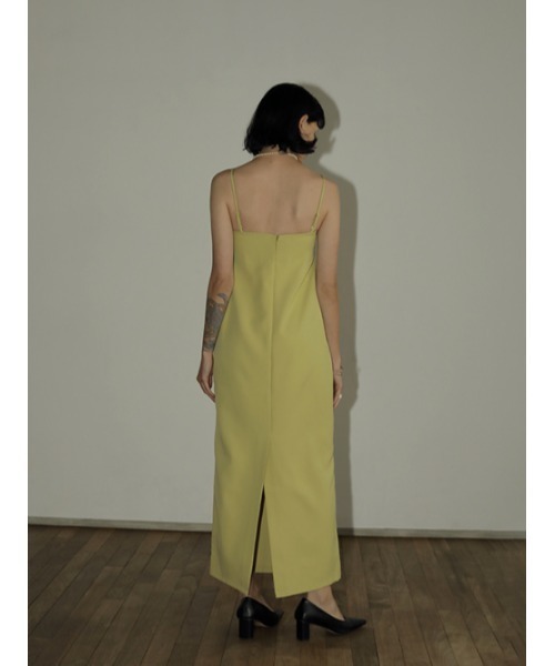 AMAIL(アマイル)の「Straight dress(ドレス・レディース・ブラック/マスタード・FREE)」の2枚目の写真