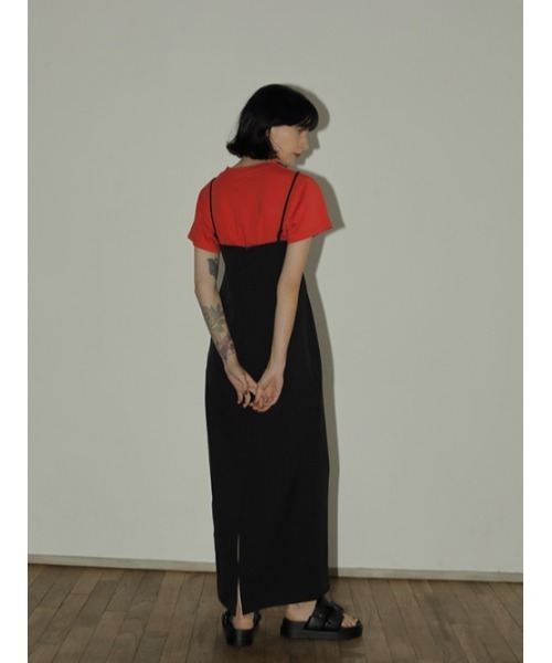 AMAIL(アマイル)の「Straight dress(ドレス・レディース・ブラック/マスタード・FREE)」の3枚目の写真