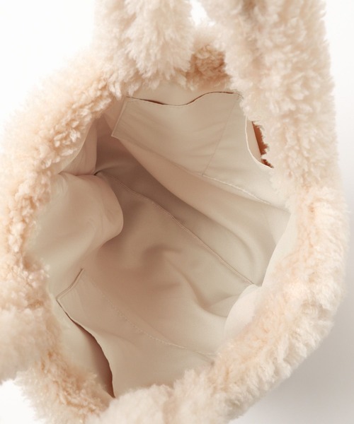 Heather（ヘザー）の「ファートートBAG　973250（トートバッグ・レディース・アイボリー/ブラウン・ONE SIZE）」の13枚目の写真